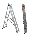 EN131 Aluminum 3-section combinationextension ladder attic